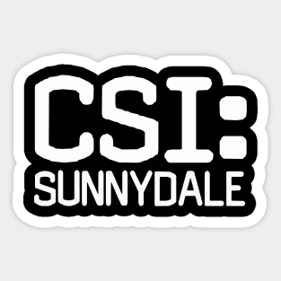 CSI: Sunnydale Sticker